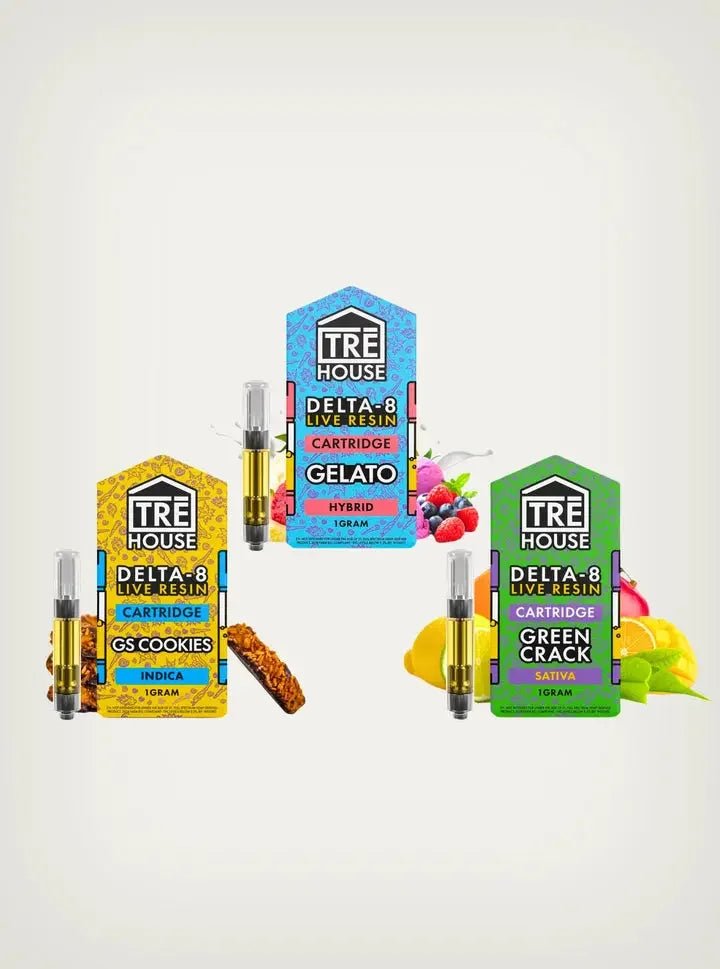 TRE House | Cartuchos Wax Desechables Delta 8 Live Resin | 1g - CannaFlow