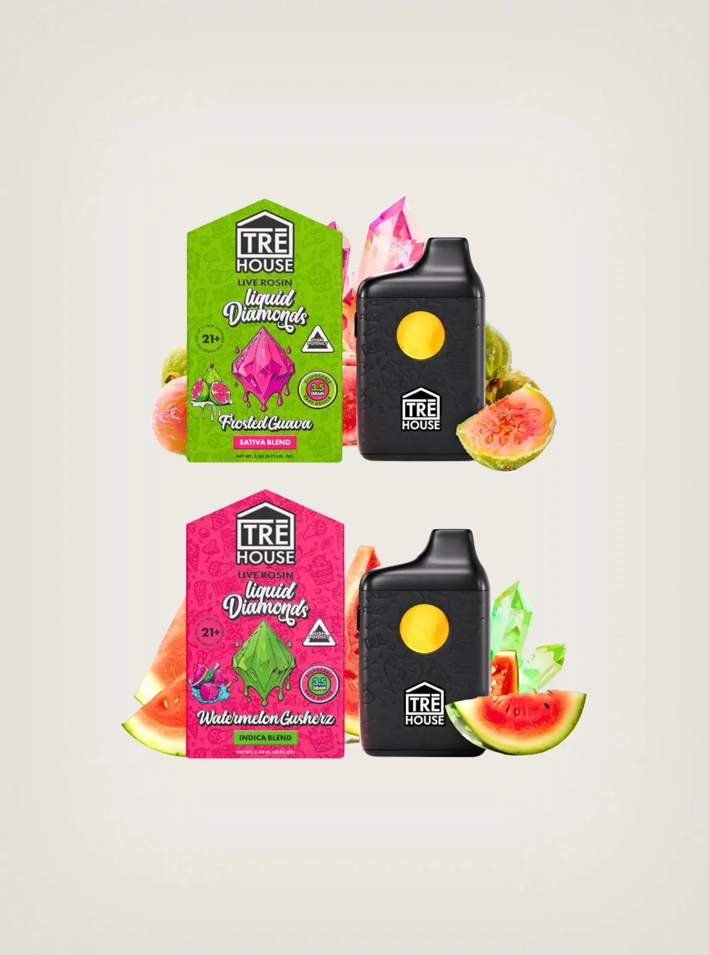 TRE House | Pluma de Wax Desechable Liquid Diamonds 3.5g - CannaFlow