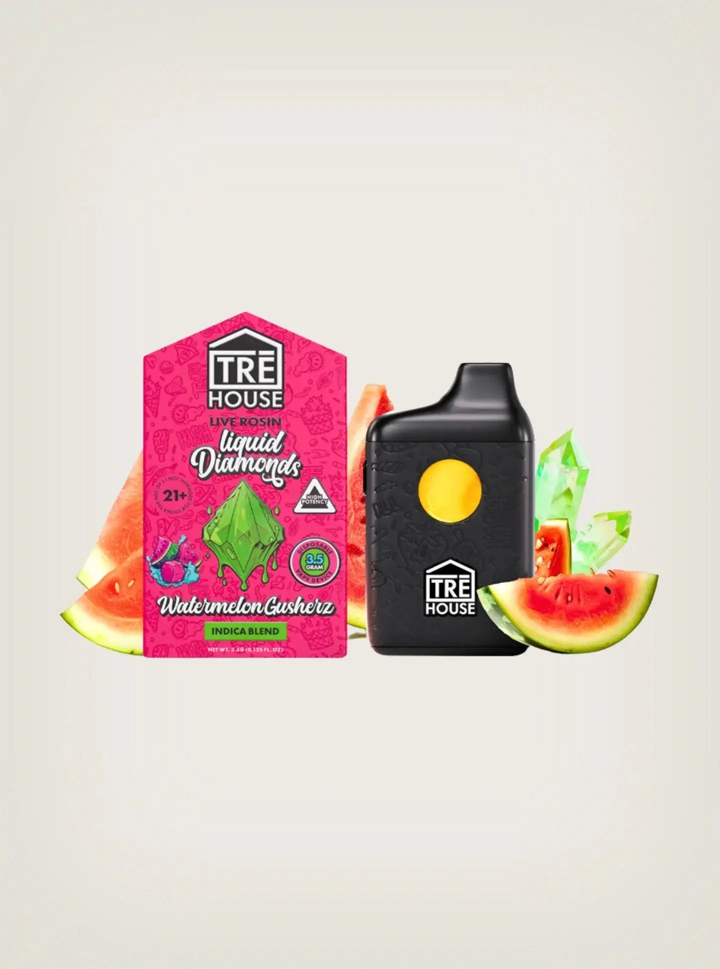 TRE House | Pluma de Wax Desechable Liquid Diamonds 3.5g - CannaFlow